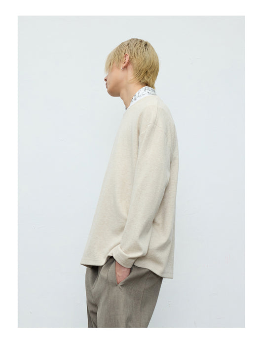 Gentle on the skin Round-neck T-shirt