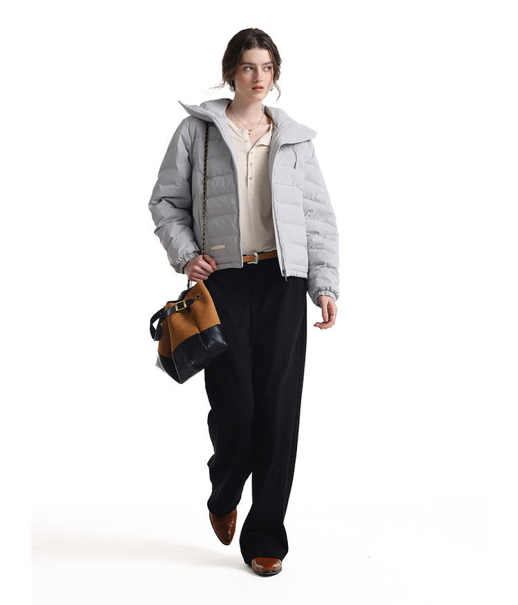 V-Shaped Lightweight Down Jacket