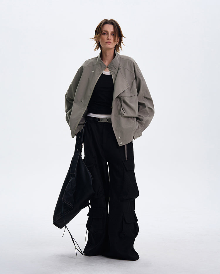 Unisex deconstructed jacket