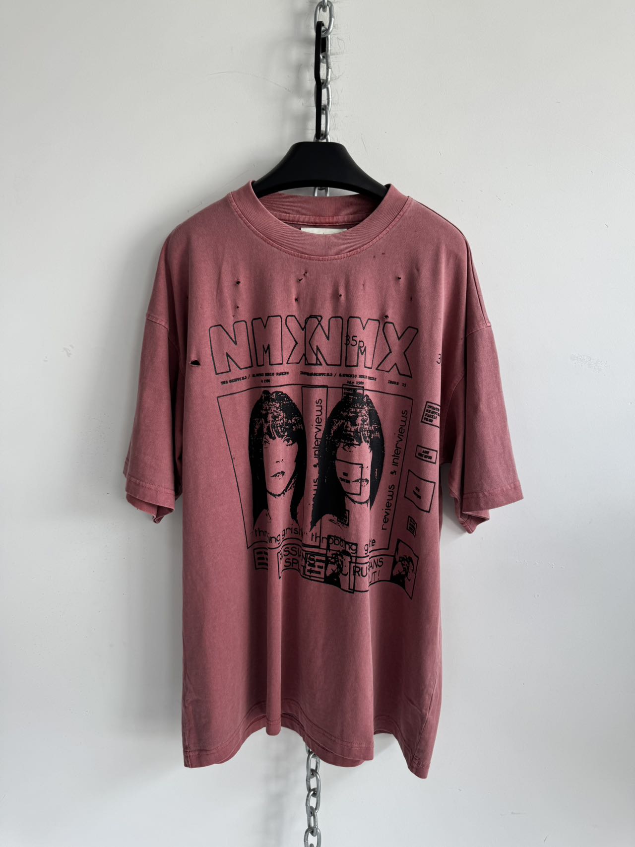 Wash-Finish Unisex Loose-Fit T-Shirt