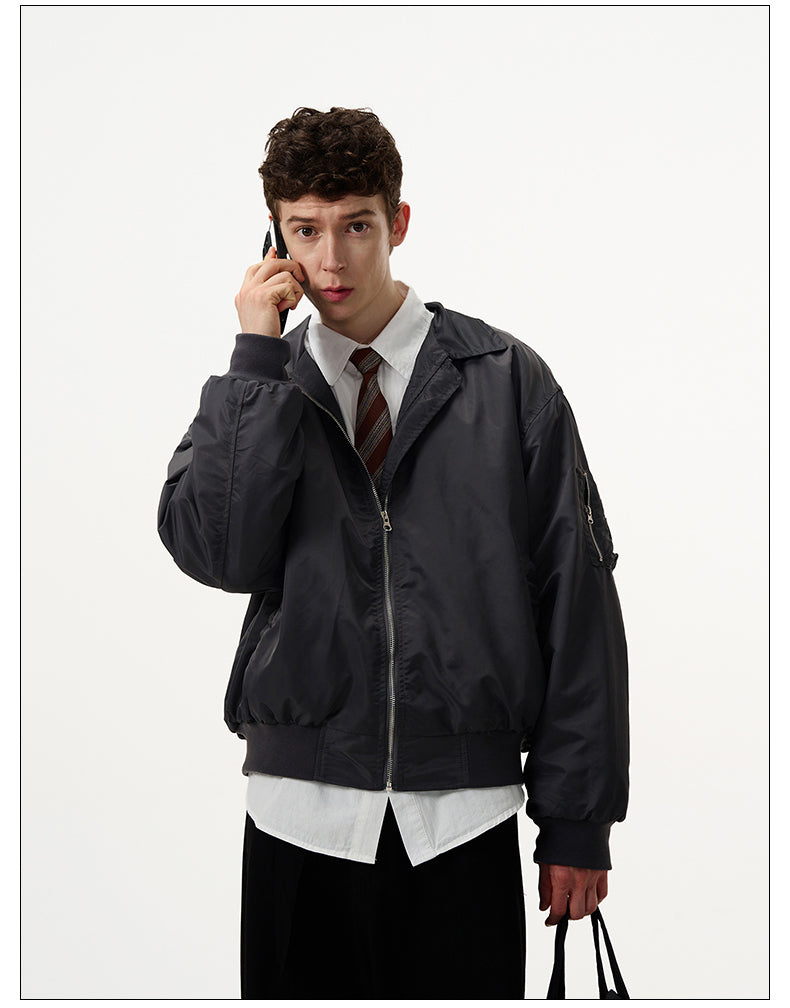 American Lapel bomber jacket