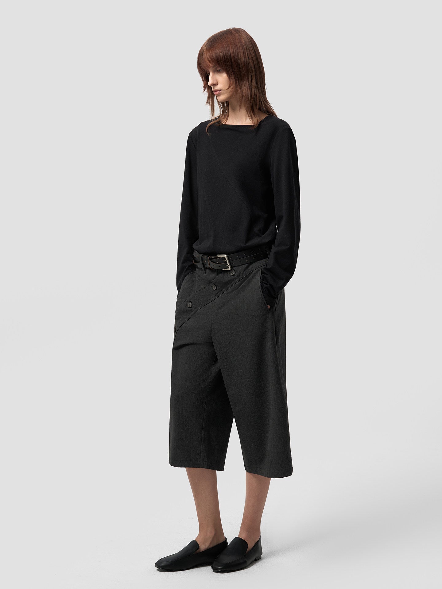 Asymmetrical Neckline T-Shirt
