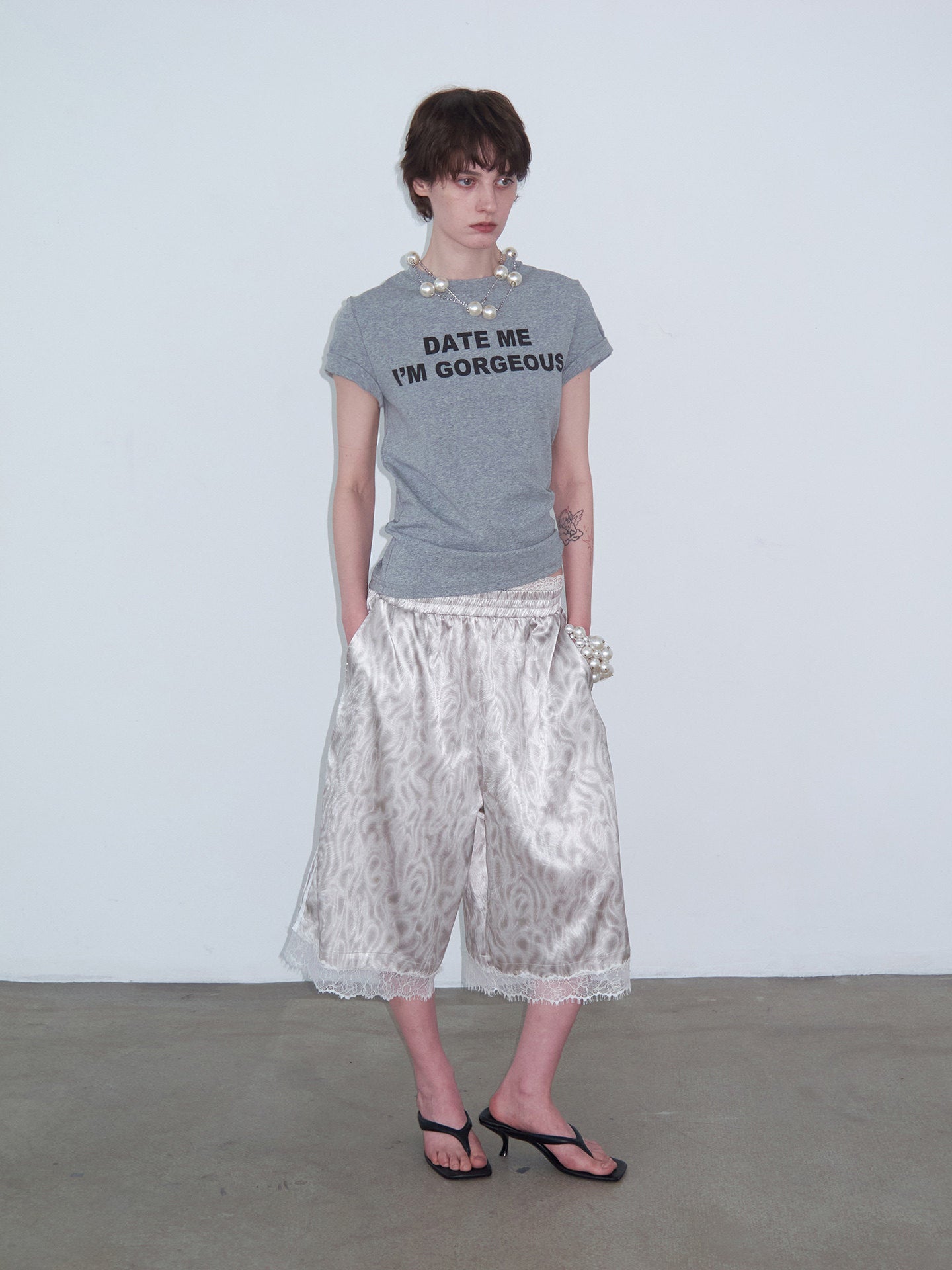 Printed Casual Round-Neck T-Shirt