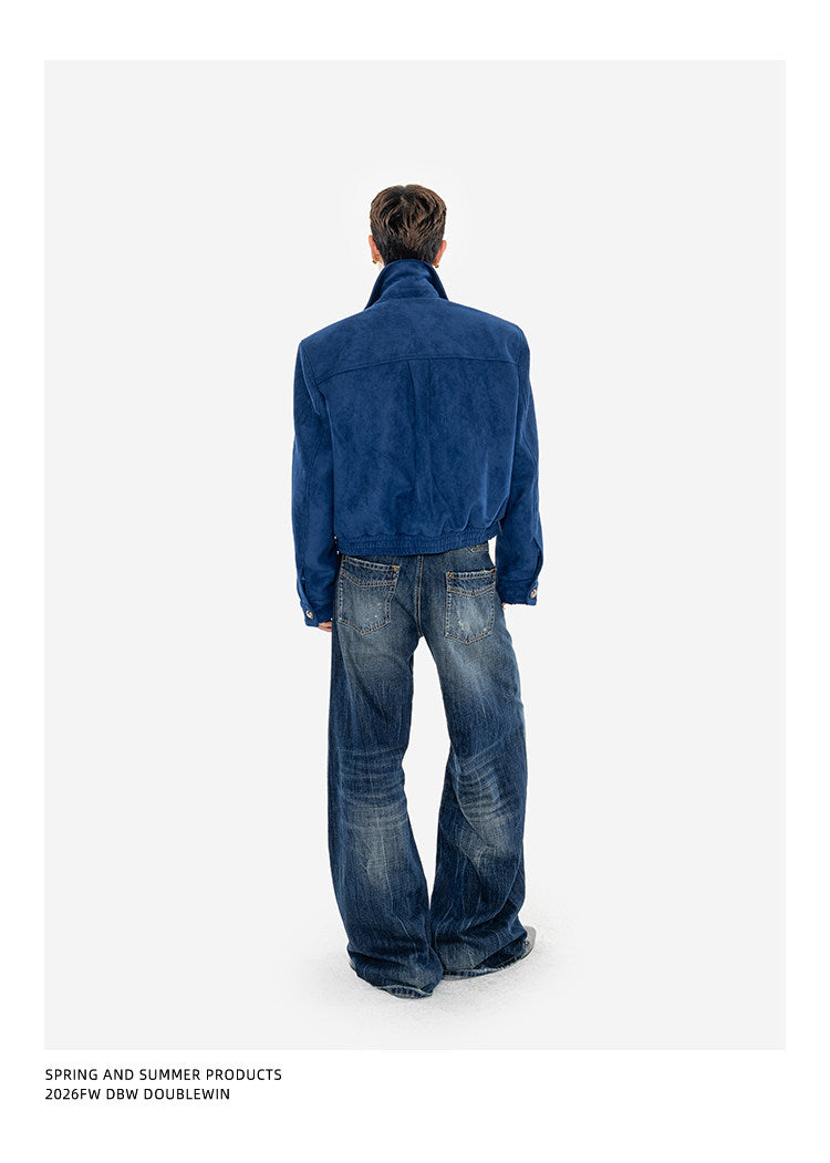 Matte Suede Short Jacket