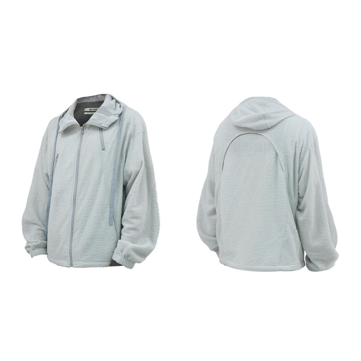 Patchwork Breathable Sports Jacket with Hood