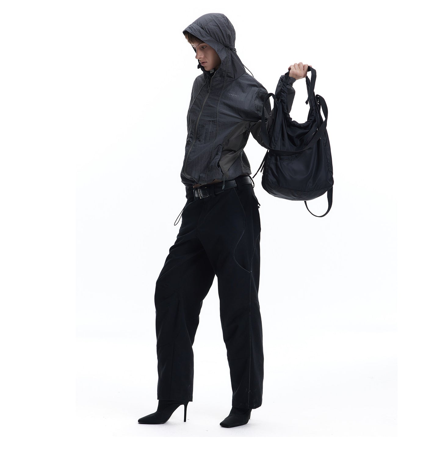 Large-Capacity Magnetic Nylon Shoulder Bag