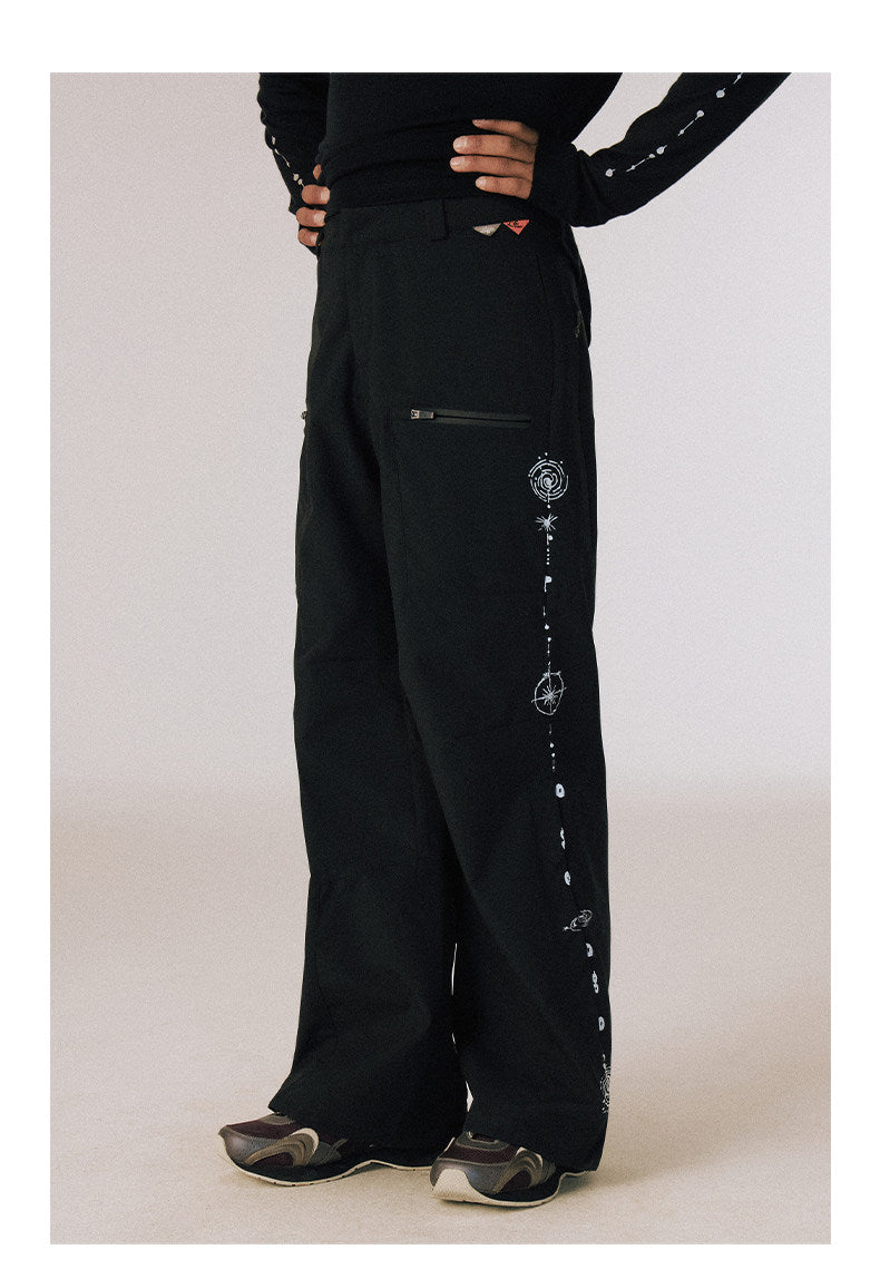 Waterproof and Oil-Resistant Functional Casual Pants