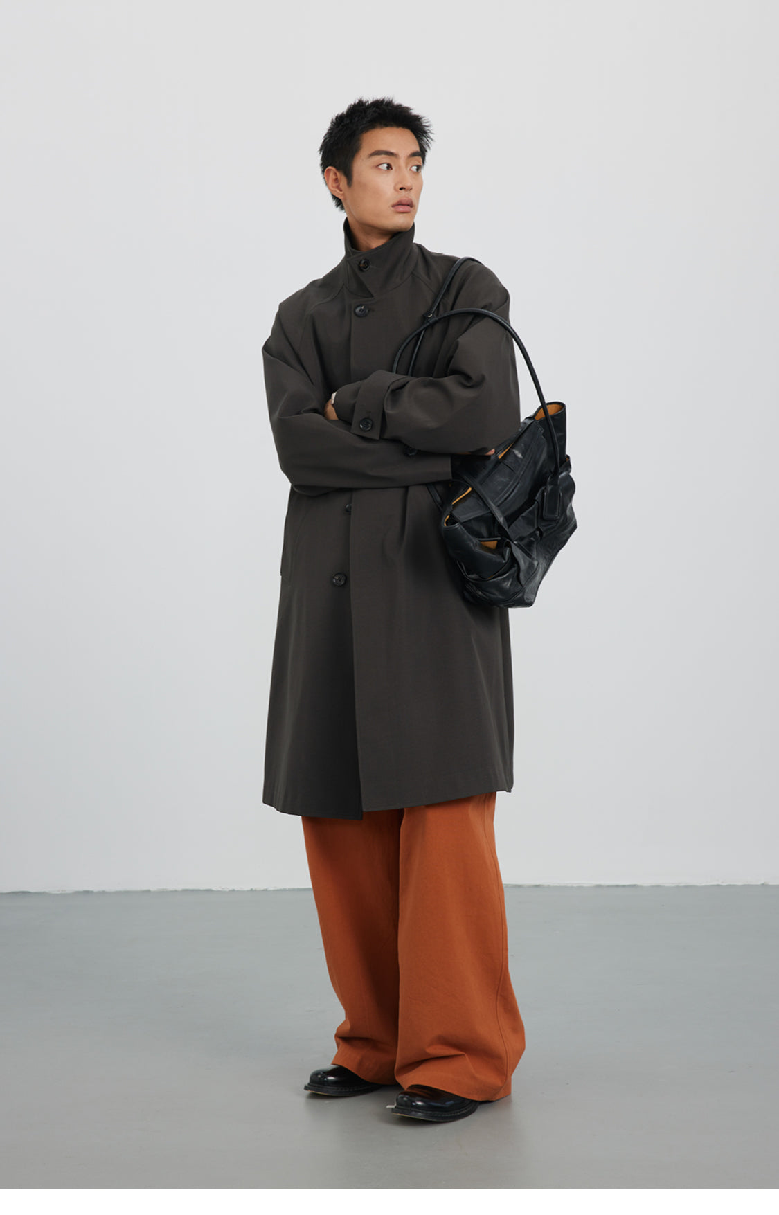 High-end mid-length coat