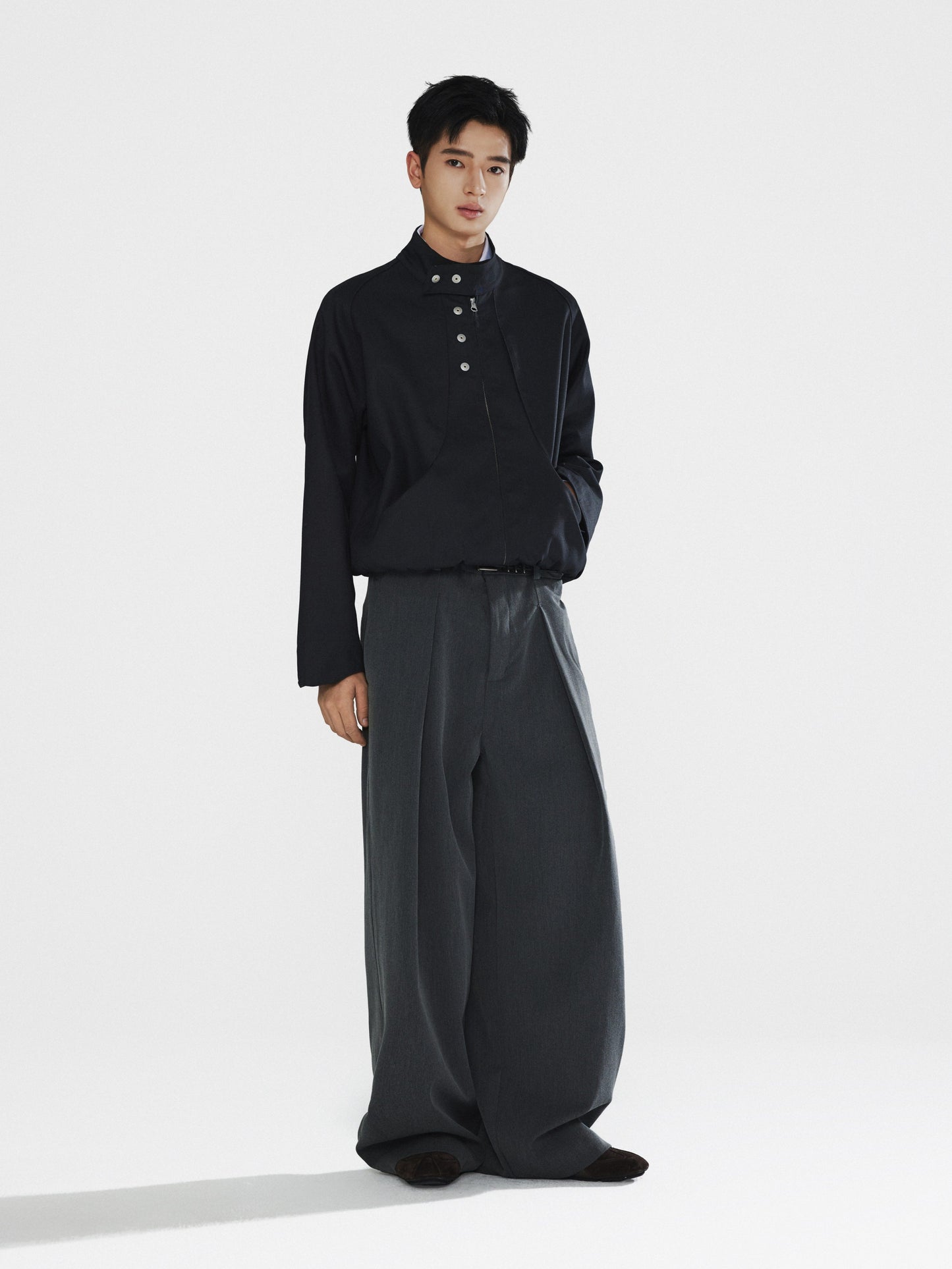 Harrington Construction Patchwork Jacket