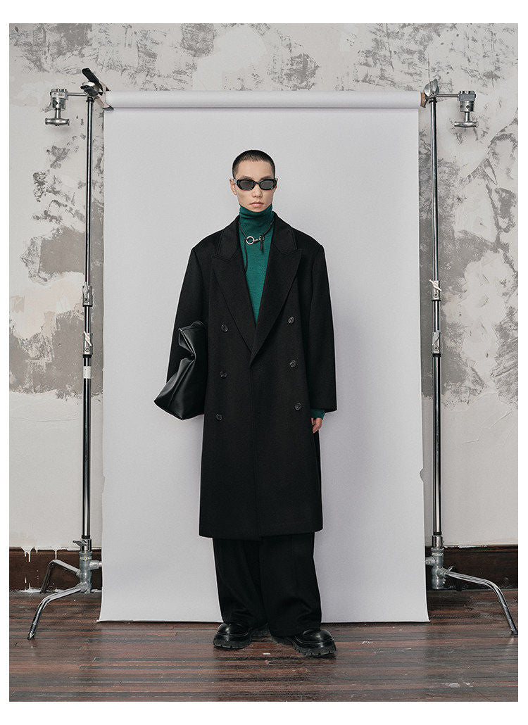 Double-breasted Wool Coat