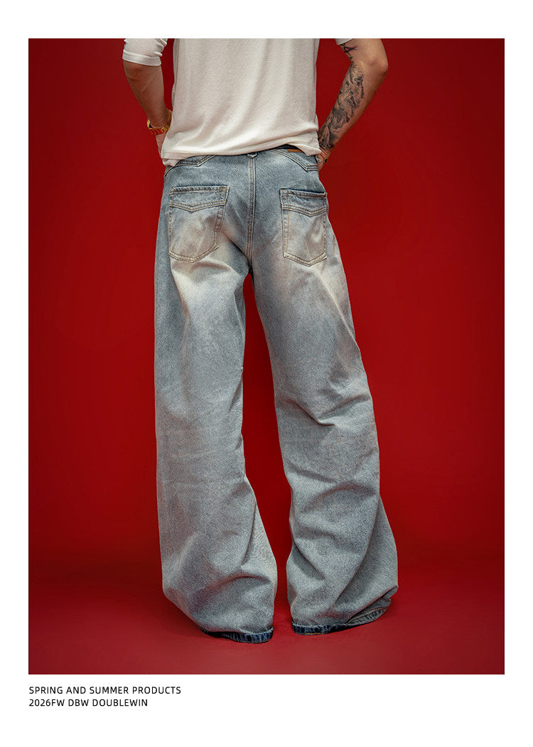 Gradient Denim Pants