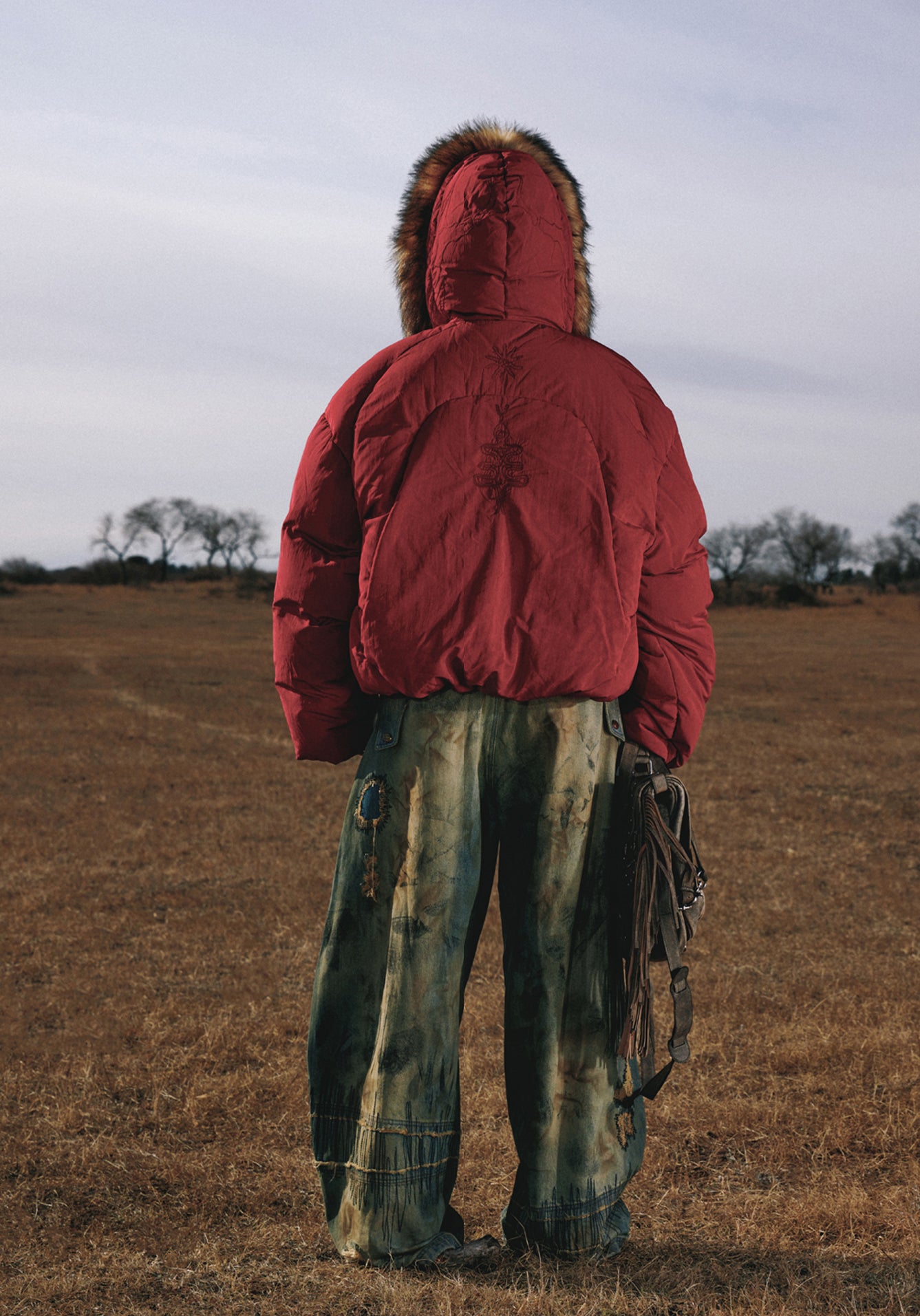 Patch Embroidered Jeans