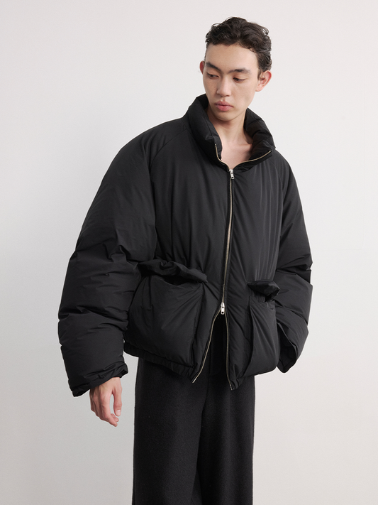 Drawstring Down Jacket