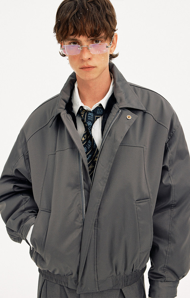 Cotton Jacket with Fleece Lining