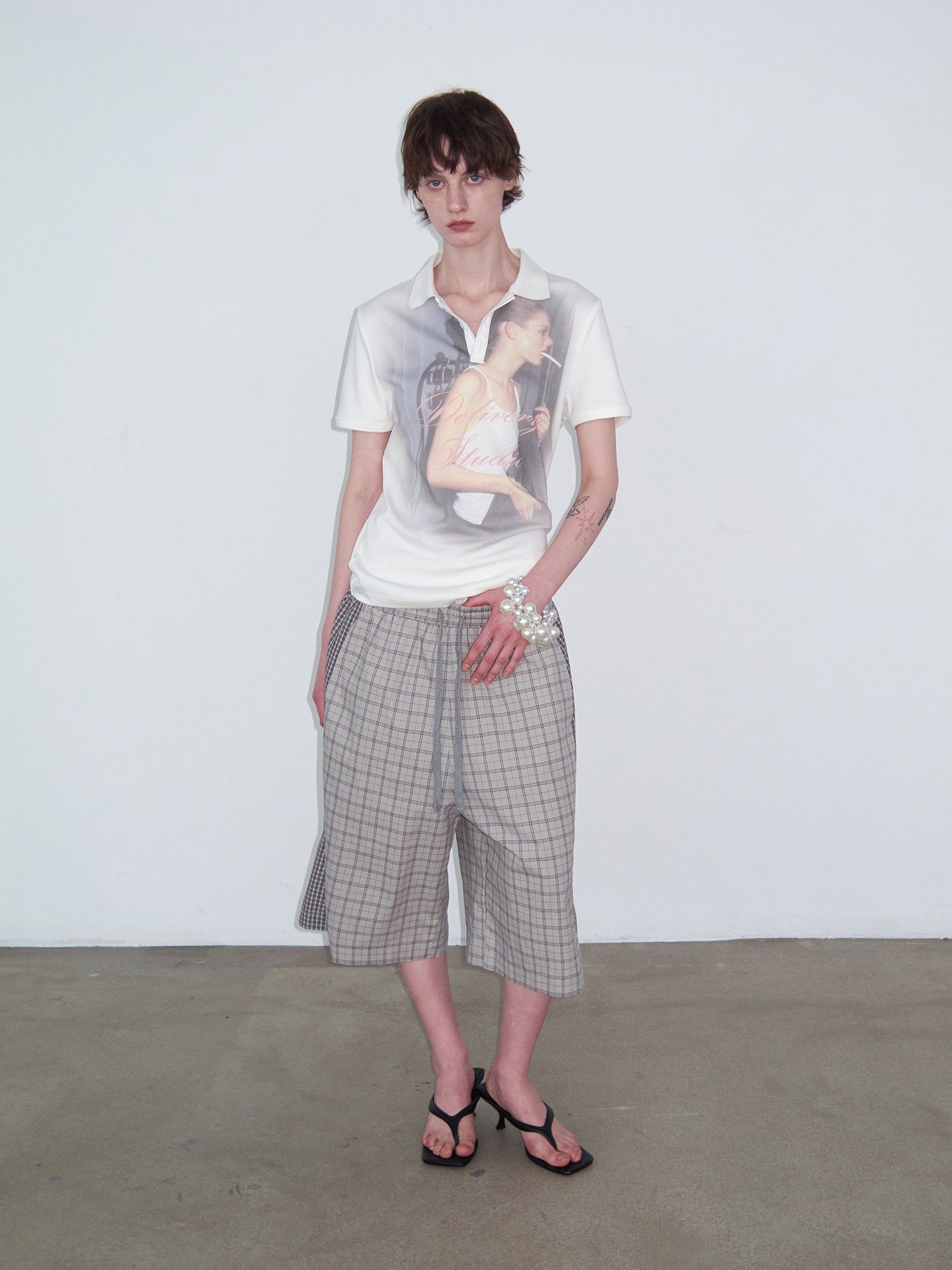Vintage Millennium Printed Polo Shirt