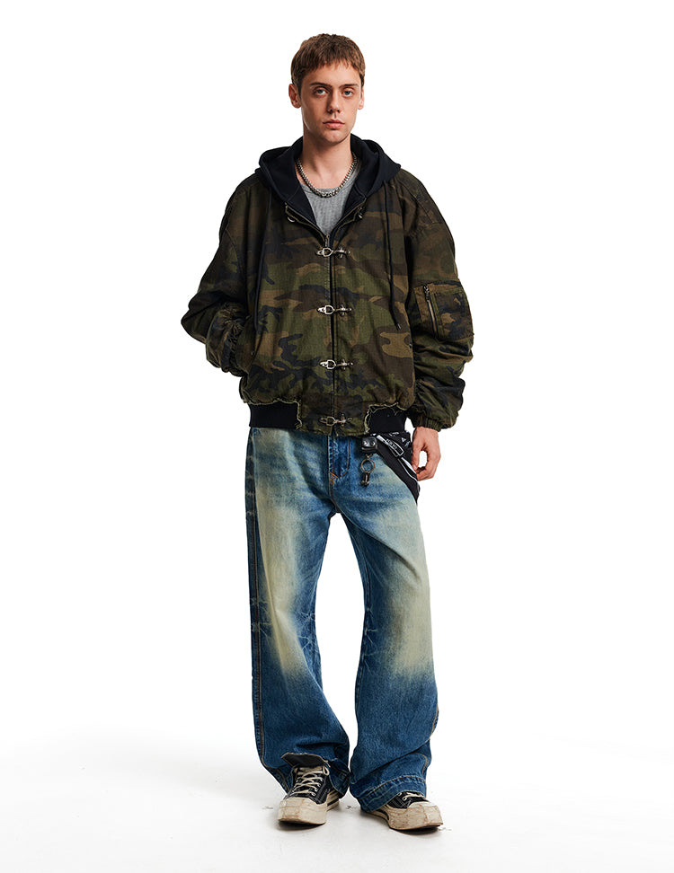 Camouflage Hooded Jacket