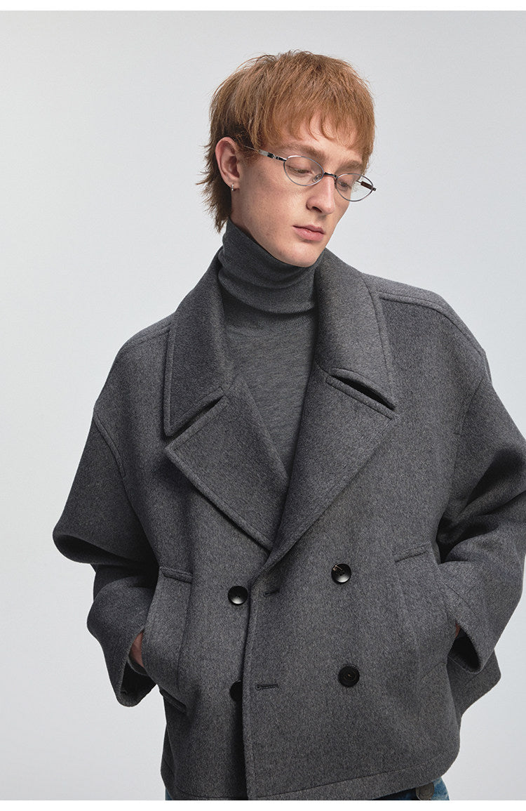 Classic Wide Lapel Jacket