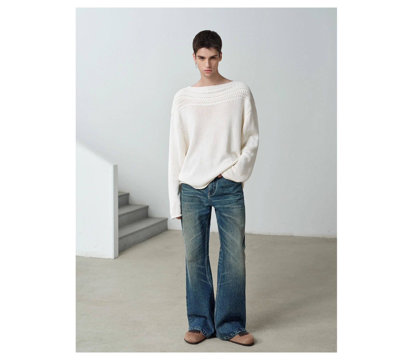 Chunky Knit Fair Isle Sweater