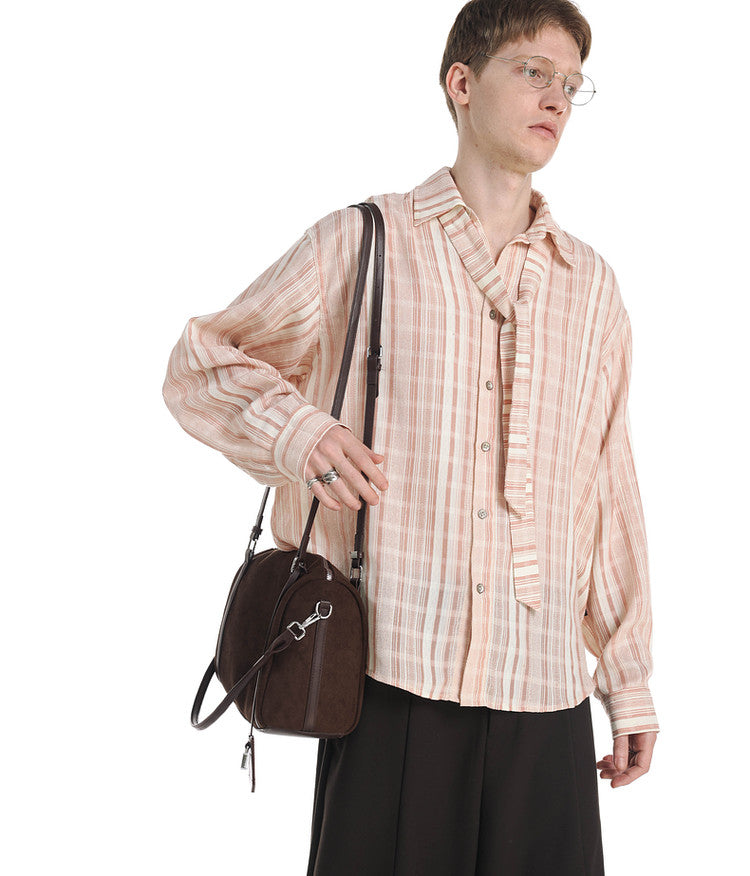 High Intelligence Loose Stripe Shirt