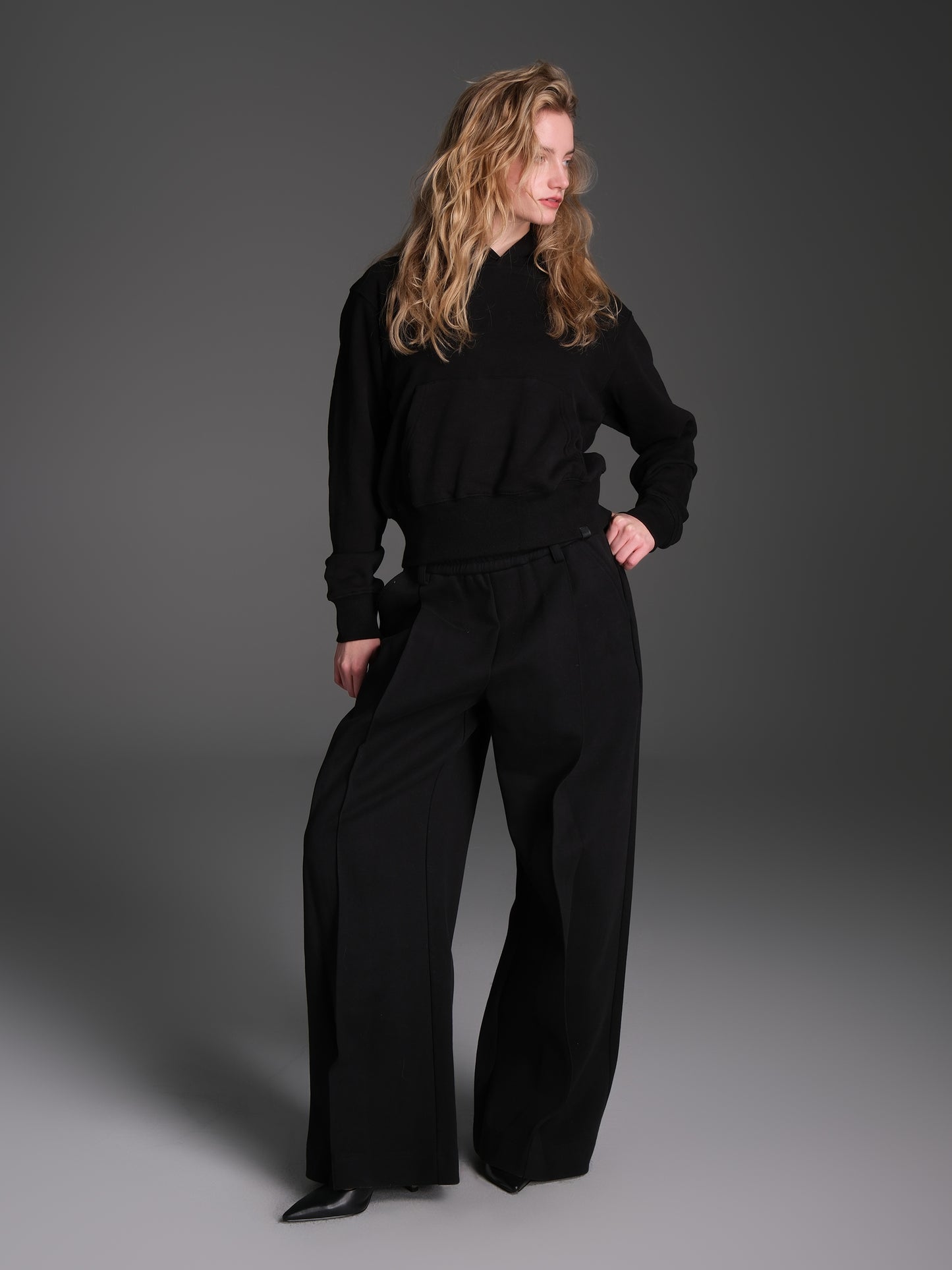 A-Line Wide Leg Sweatpants