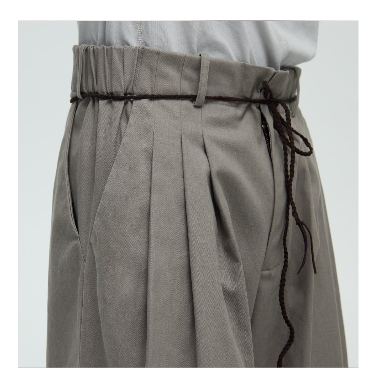 Elastic Waist Casual Pants