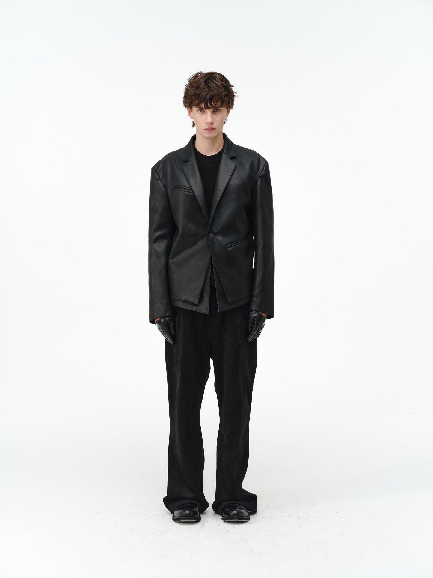 Faux Sheepskin Casual Pants