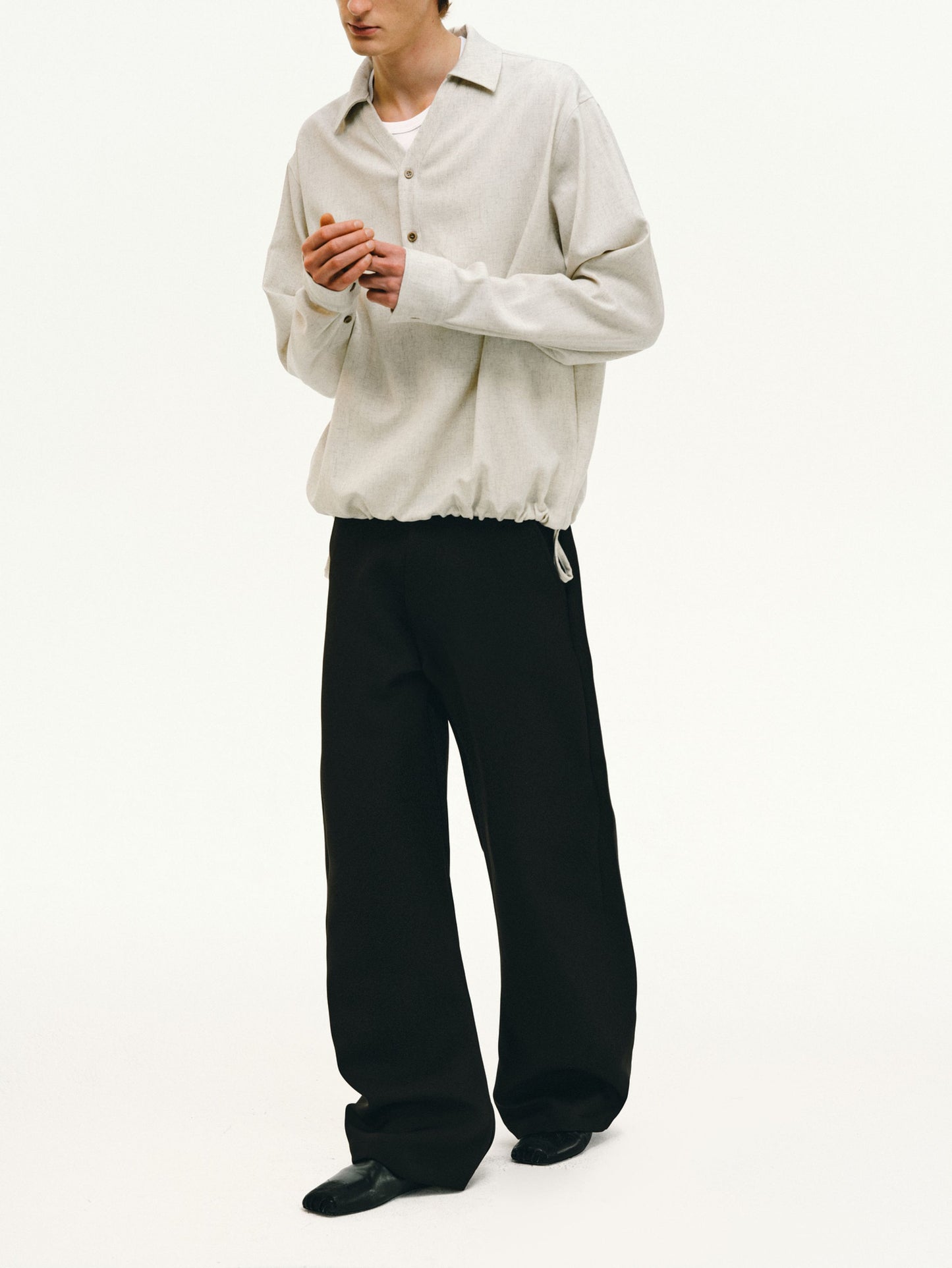 Drawstring Polo Shirt