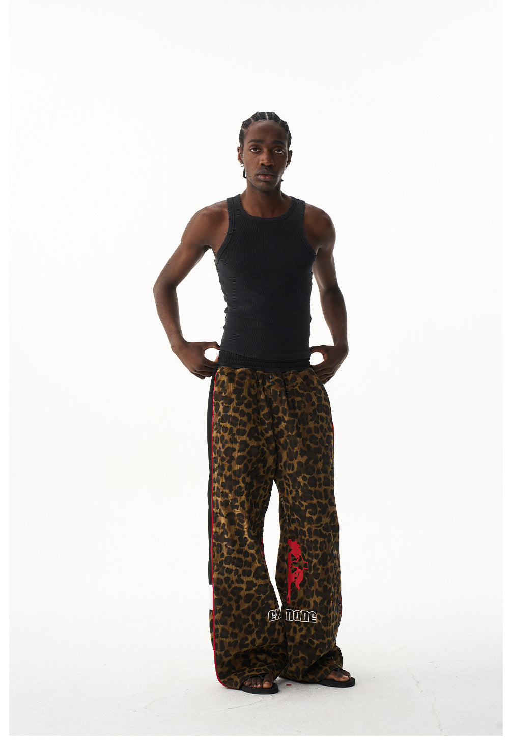 Leopard Print Casual Pants