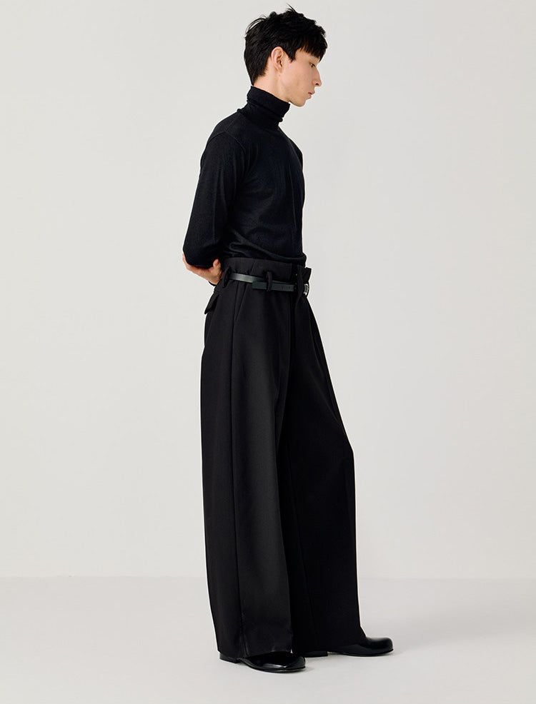 Merino Wool Turtleneck Sweater