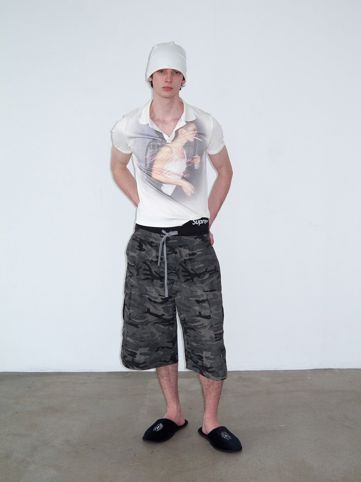 Vintage Millennium Printed Polo Shirt