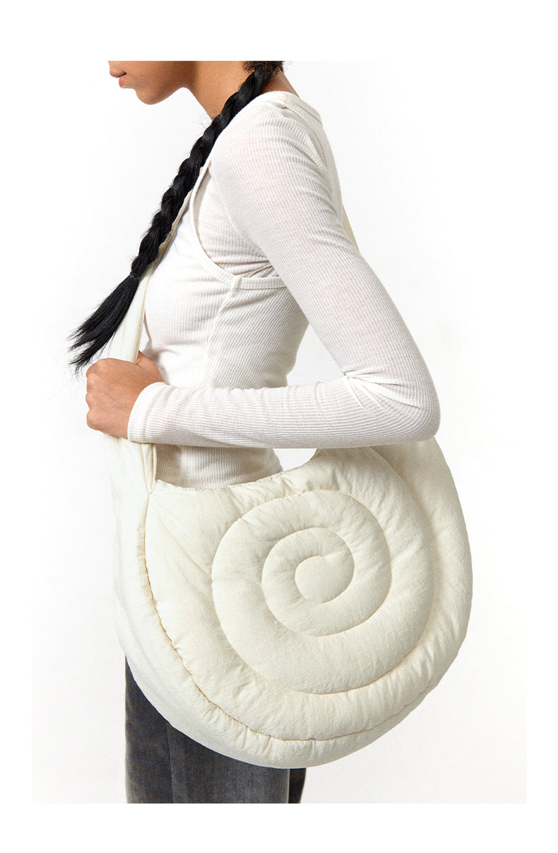 Cotton shoulder bag