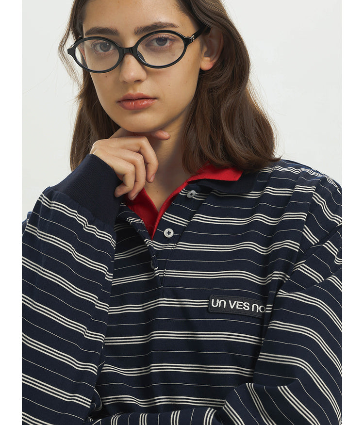 Retro College Polo Shirt