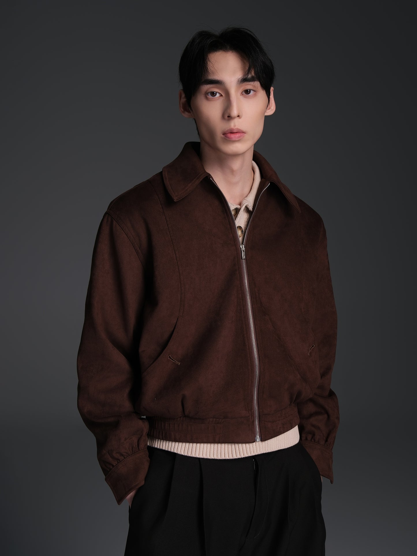 Wide Waist Balloon Jacket