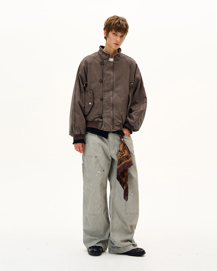 Wash-processed Work Jacket