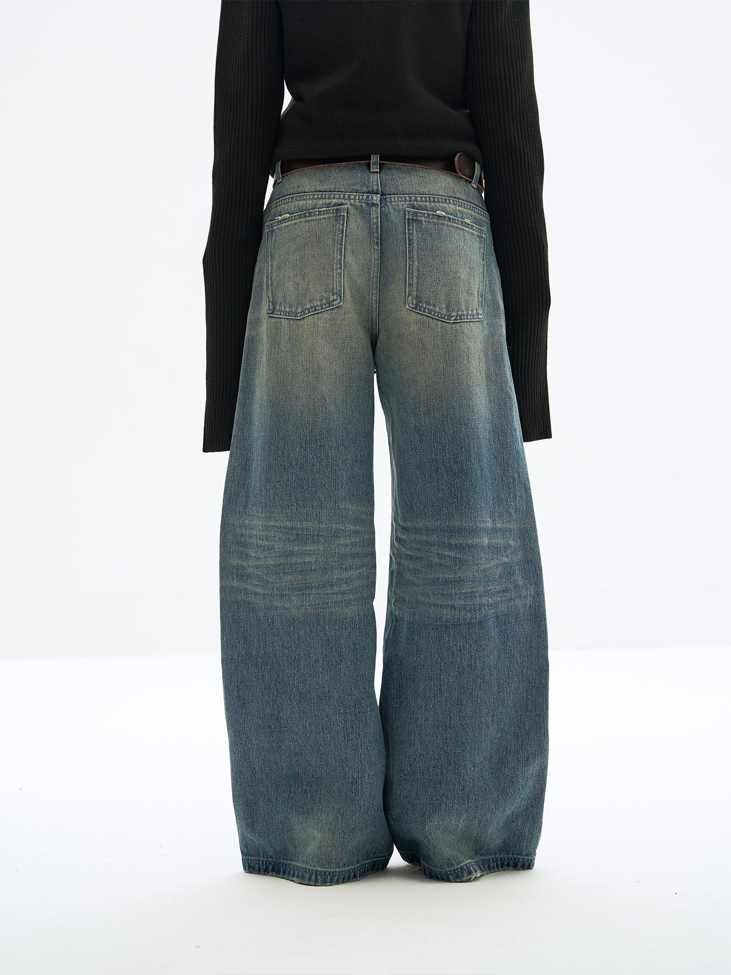 Straight Loose Denim Pants