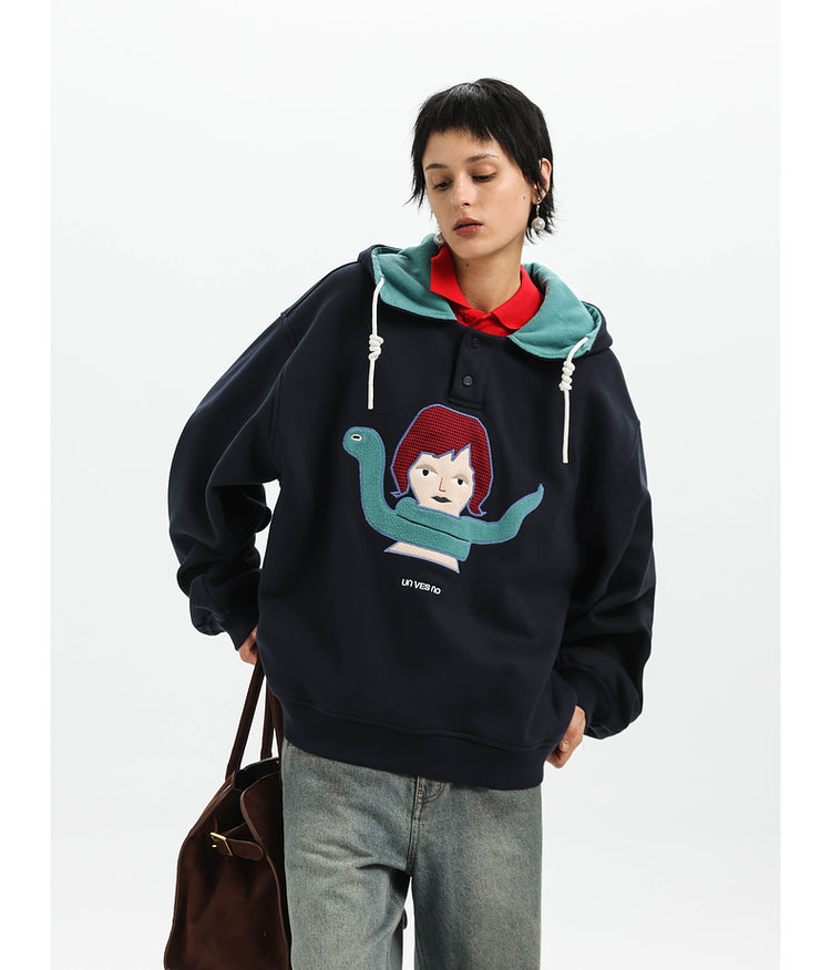 Contrast Color Anti-Static Parka