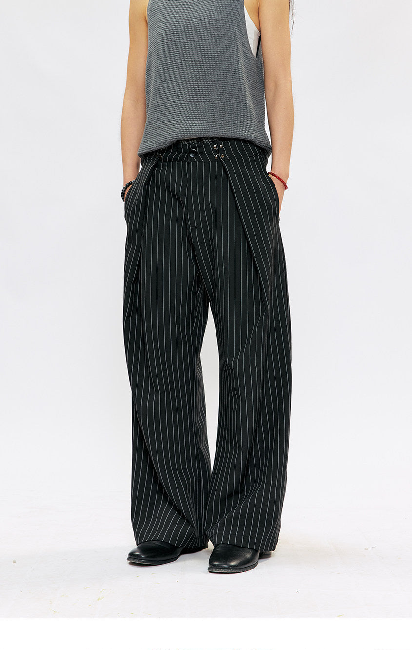 Breathable straight-fit casual pants