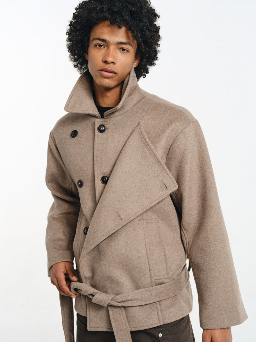 Sheep Wool Overcoat