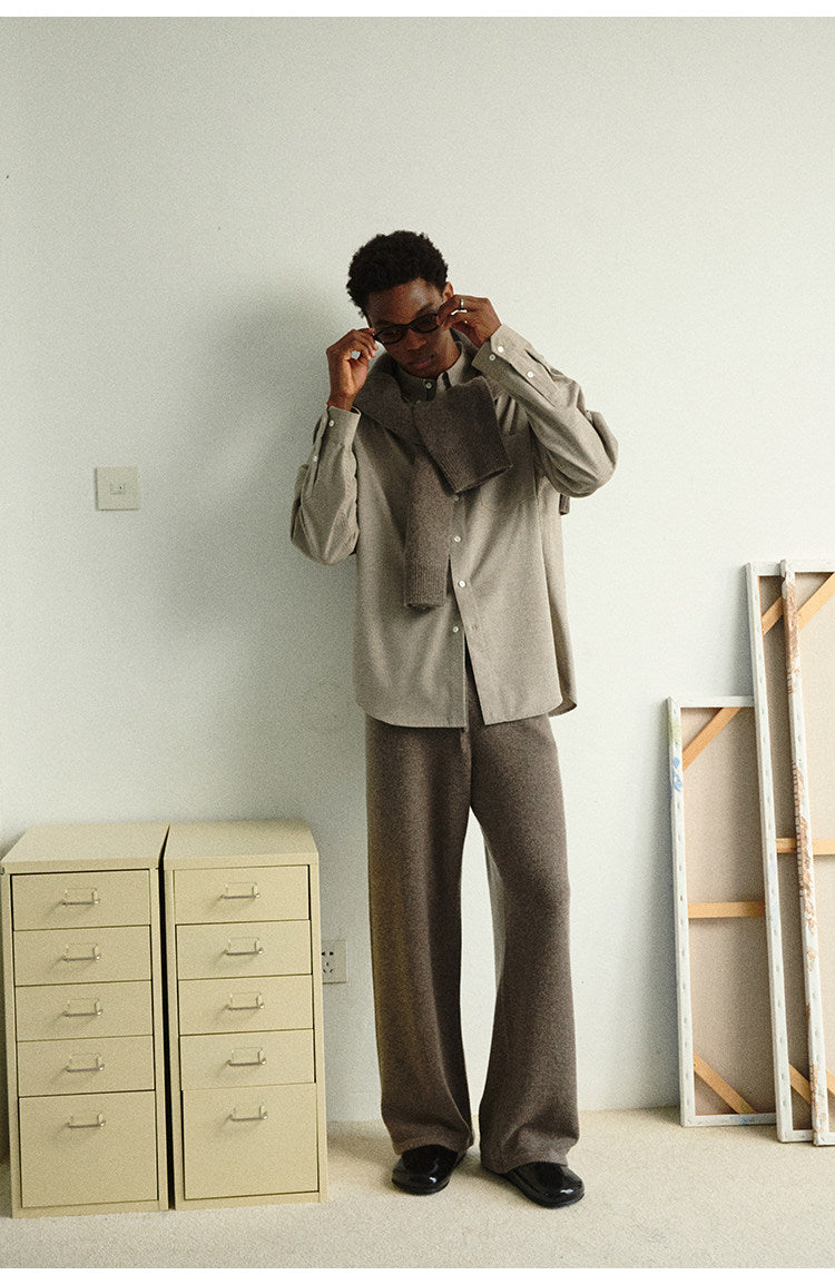 Single patch pocket shirt