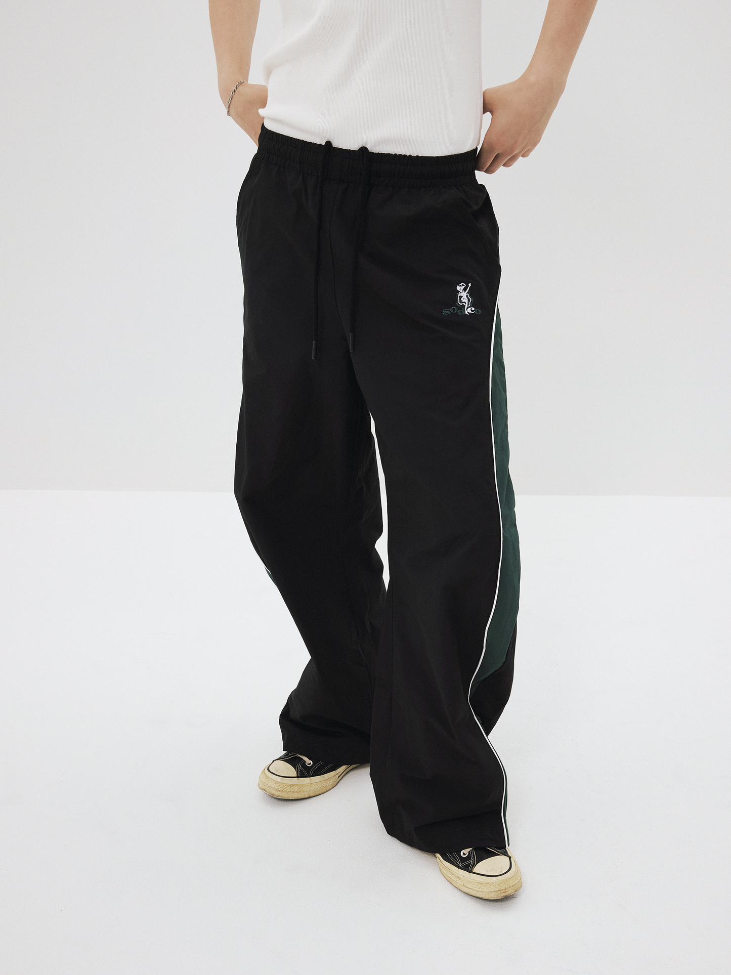 Curvy Wide-Leg Sweatpants
