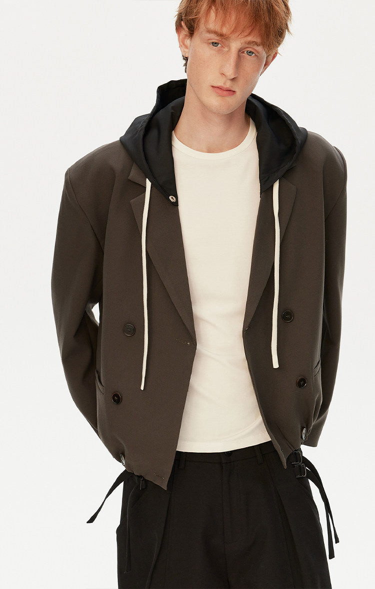 Jacket with detachable hood