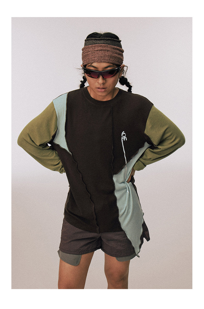 Flag-Print Running T-Shirt