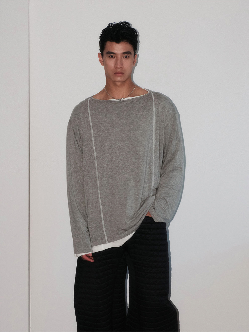 Relaxed Off-Shoulder T-Shirt