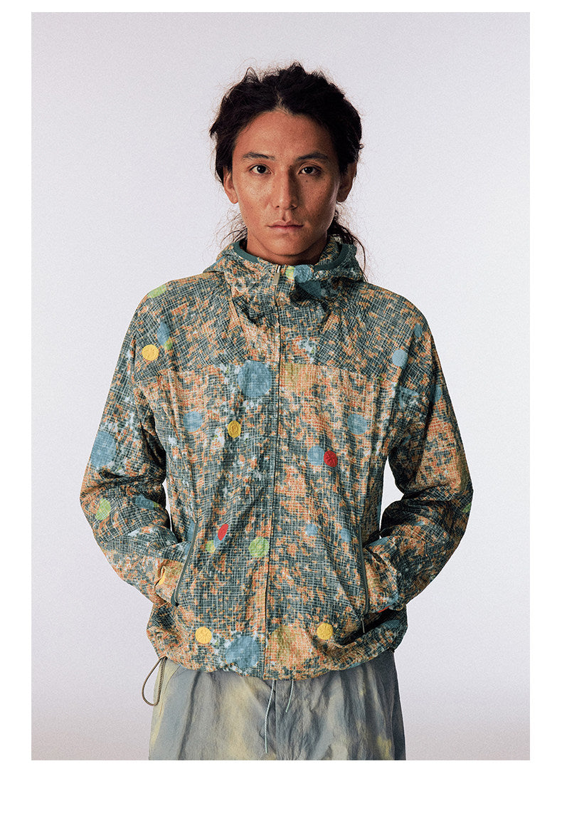 Bionic Surface Check Pattern Jacket