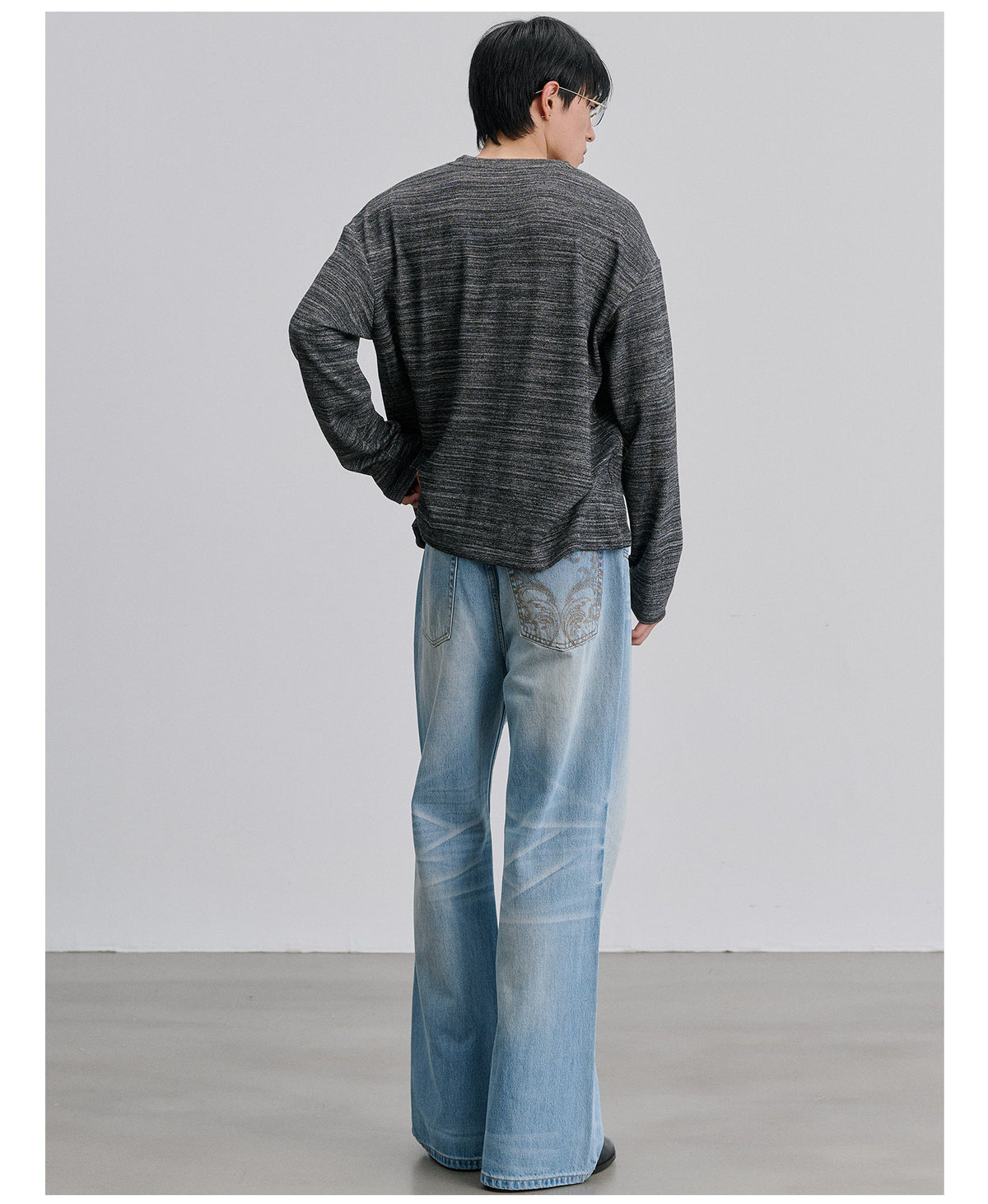 Imported Washed Denim Pants