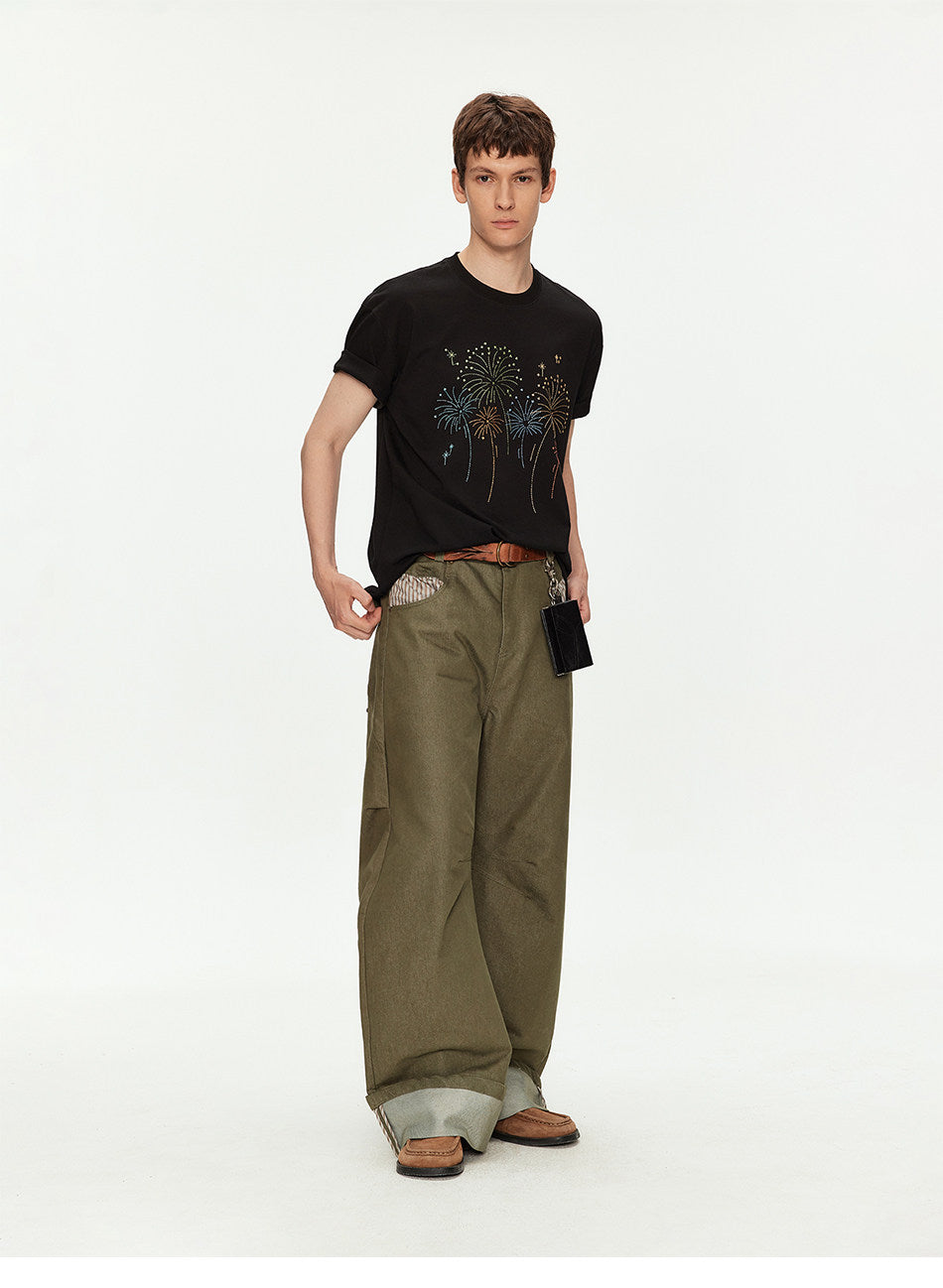 Oversized T-Shirt with Embroidery
