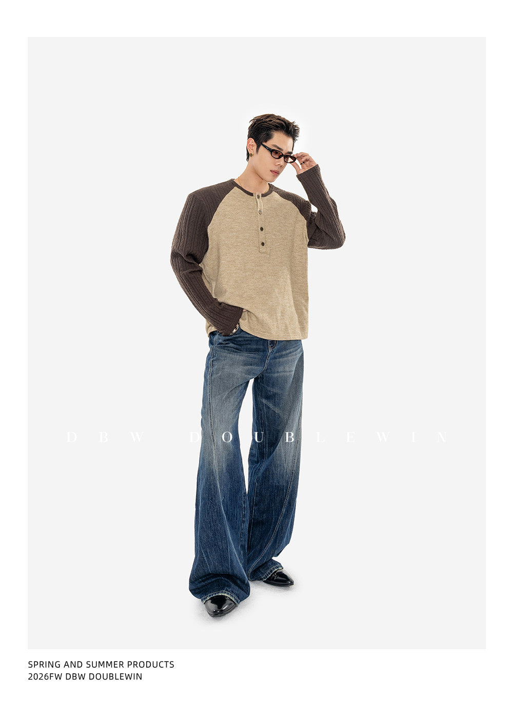 All-Match Loose-Fit Raglan Sweater