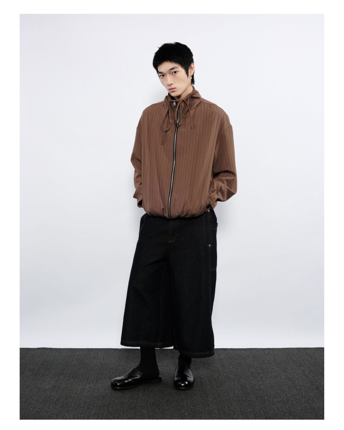 Double-pleated jacket