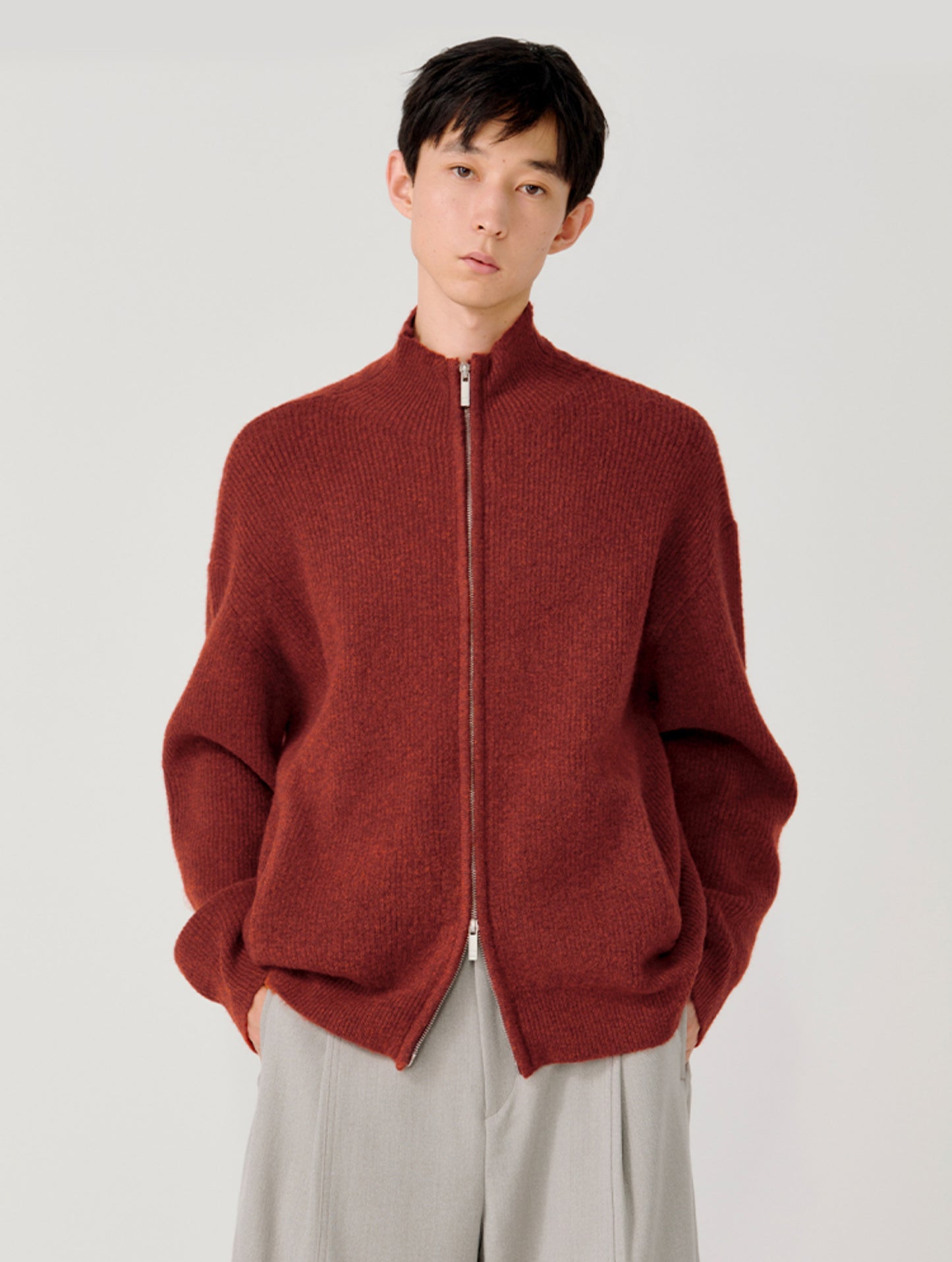 Double Zipper Cardigan