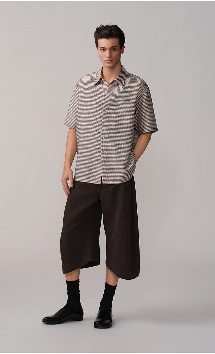 Loose-Fit Casual 3/4-Length Shorts